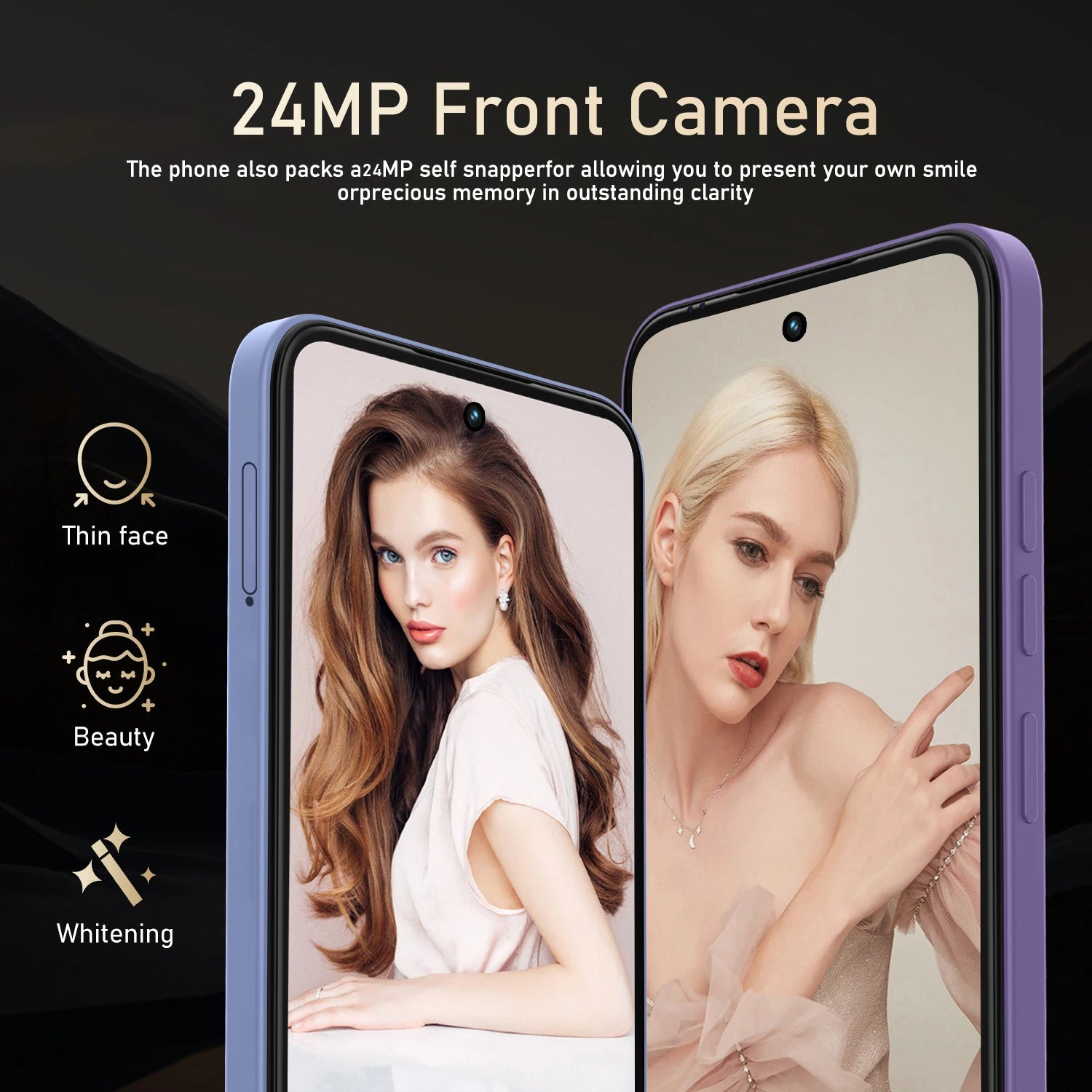 Global Vision 17 Pro Smartphone Android 12 12GB RAM 512GB ROM 6.67 Inch Phone 5800mAh 720x1612HD 24+48MP 5G Network Mobile Phone