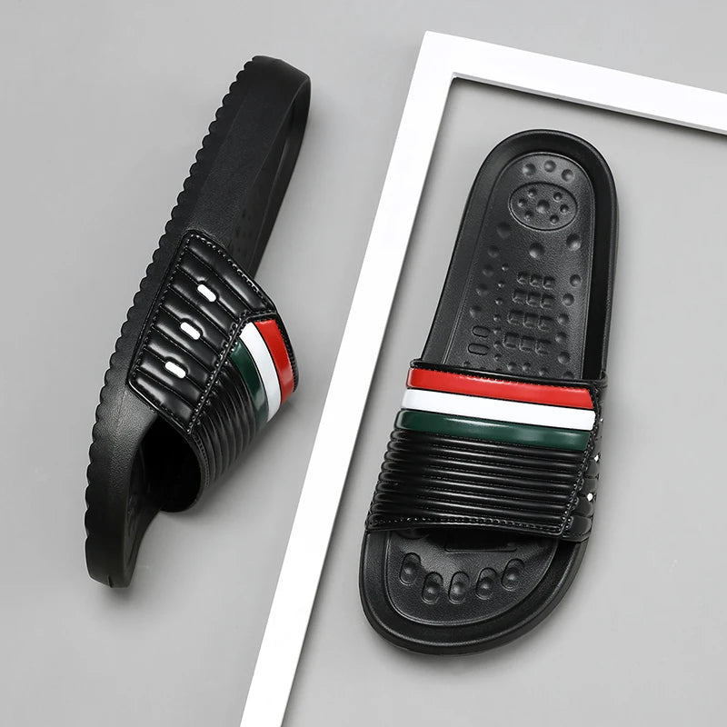 Summer Men's Trend Slides Man Shoes Non-slip Casual Slippers Indoor Outdoor EVA Sandals Beach Garden Sandals Big Size46 47 48
