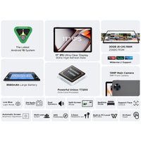 Global Version DOOGEE U11 Pro Android 15 Tablet PC 11 inch Ultra-clear 90Hz Display 30GB(6 + 24) 256GB 8580mAh Battery Tablet