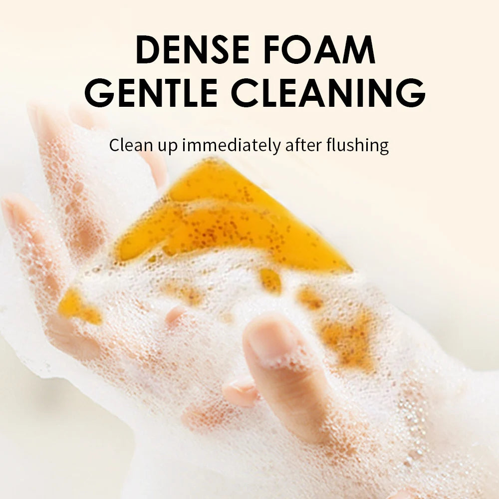 5Pcs Turmeric Soap Lemon Acids Handmade Soap Kojic acid soap Natural Skincare Bar for Moisturizing And Exfoliating Body And Face