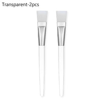 12/6/2pcs Facial Mask Brushes Set Face-Mask Applicator Soft Facial Application Brush with Clear Plastic Handle for Skin Care