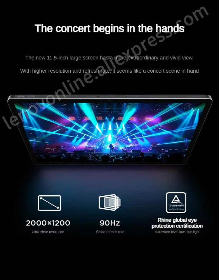 Lenovo Tab Plus 2024 Xiaoxin Pad Studio Android Tablet 8G 128G Portable Speaker Audio JBL and Dolby Atmos speakers