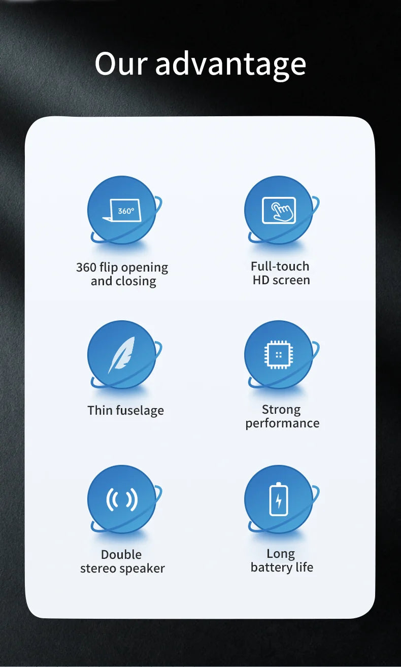 11.6 Inch Touch Screen Notebook 2 in 1 Windows 11 Pro Intel N4020 Tablet PC Computer 8GB DDR4 128GB 256GB 512GB SSD study Laptop