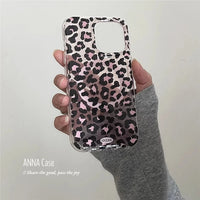3D Luxury Leopard For Magsafe Grip Tok Phone Case for IPhone 17 16 15 13 Pro Max Wireless Charge Magnetic Stand Holder Cover