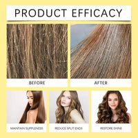 Hair Care Essential Oil Spray Improves Dry And Frizzy Hair, Non-Greasy Lightweight Smooth Hair Strengthening Essential Oil Spray