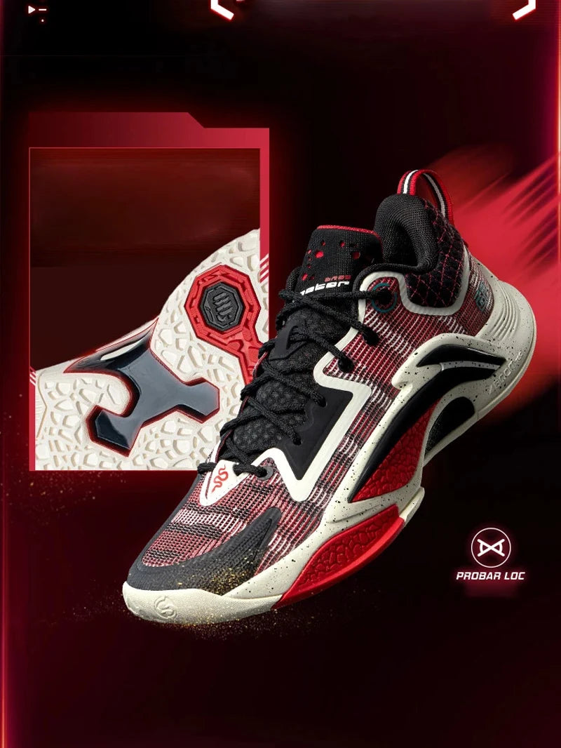 Li-Ning Men's BAD5 DOMINATOR I Outdoor Basketball Shoes BOOM Cushion Stable Support LiNing Wearable Sport Shoes ABFV003