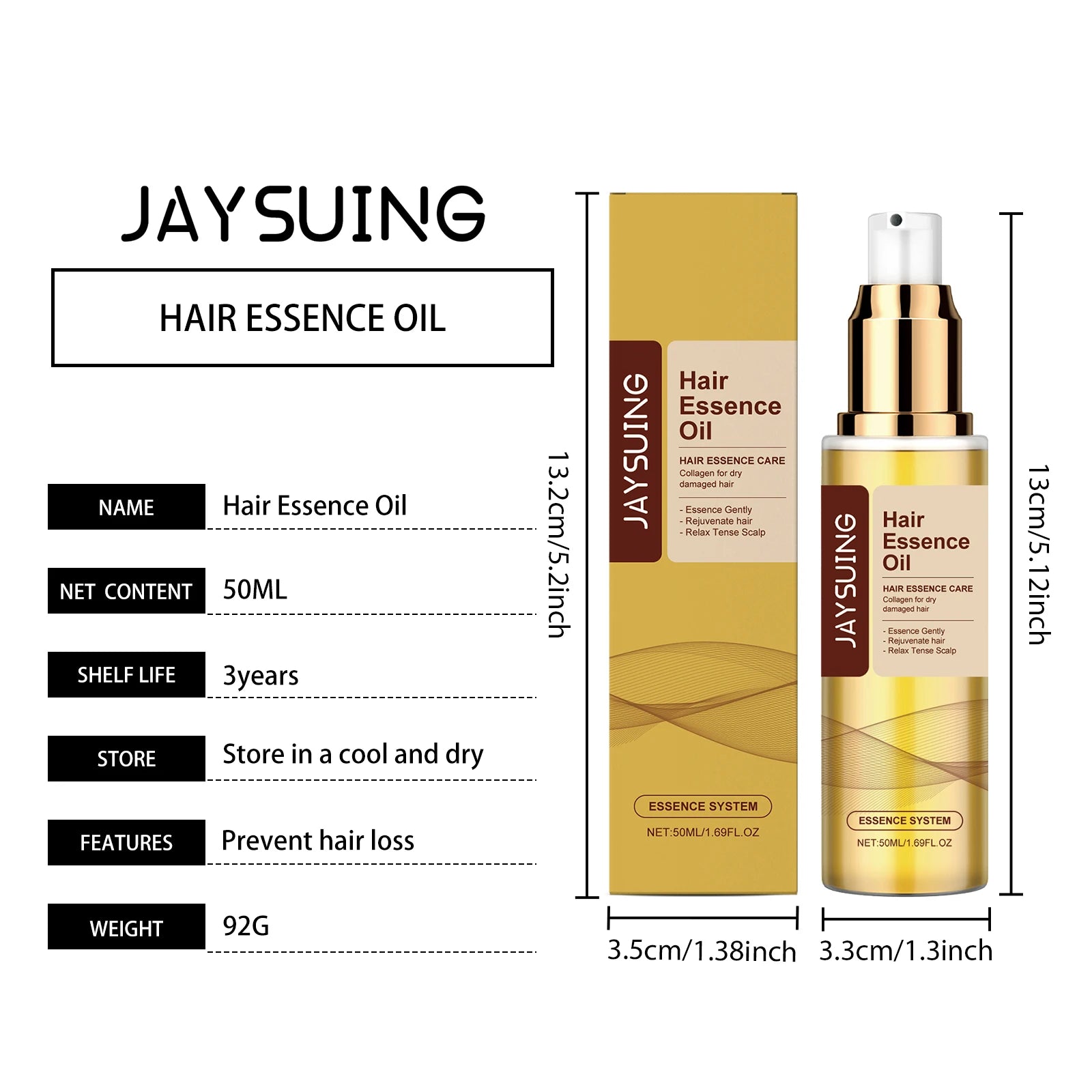 Hair Care Essence Improve Breakage Dryness Remove Split Ends Enhance Luster Deeply Nourishing Scalp Smoothing Natural Hair Oil