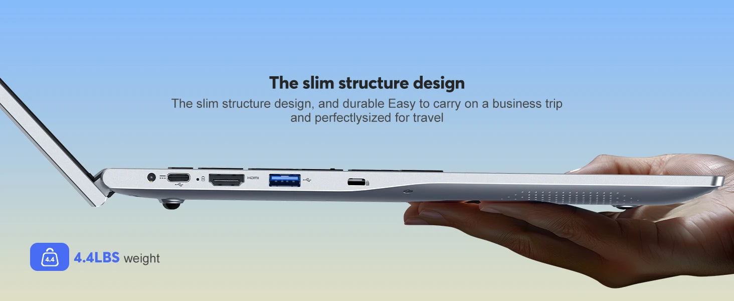 ACEMAGIC 17.3inch Laptop with High Performance Quad Core-12th Alder Lake N97 Laptop Computer Spacious Storage 16GB RAM 512GB ROM