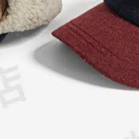 Retro Woolen Color Matching Bomber Hat Men and Women Street Japanese Trend Peaked Cap Plush Thermal Ear Protection Baseball Cap