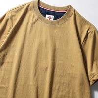 2025 Summer New American Retro Short Sleeve O-neck Solid Color T-shirt Men's Fashion 100% Cotton Washed Casual Terry Cloth Tops