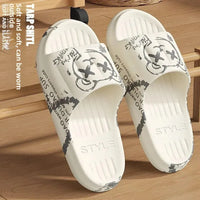 Anti-Odor Men's Slippers Summer Bathroom Couples Indoor Outdoor Wearable Non-Slip Durable Cold Slippers Women's Slippers