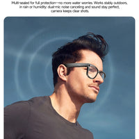 AI Smart Glasses with 8MP Camera Video Recording 100+ Languages Translation Sunglasses Bluetooth Call Music Play Men Women 2025