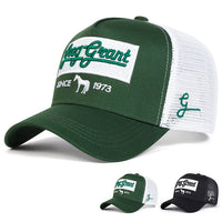 Unisex SINCE 1973 Letter Embroidery Baseball Net Caps Spring and Summer Outdoor Adjustable Casual Hats Hip Hop Hat Sunscreen Hat