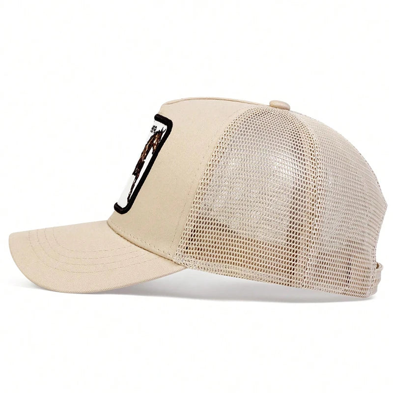 Unisex Horse Stallion Her Embroidery Embroidery Baseball Net Caps Spring and Summer Outdoor Adjustable Casual Hats Sunscreen Hat