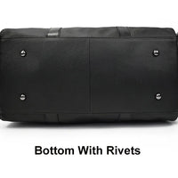 Luxury Genuine Leather Men Women Travel Bag Cow Leather Carry On Luggage Bag Travel Shoulder Bag Male Female Weekend Duffle Bag