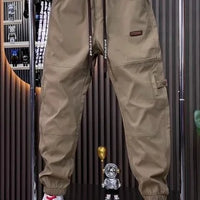 2023 Spring Autumn Men's Trousers Janpan Fashion Streetwear Joggers Pants Men Casual Men Clothing Elastic Waist Sweatpants Men