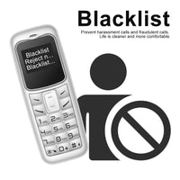 SERVO 2G Small Mobile Phone Bluetooth Dialer Magic Voice Blacklist Low Radiation Bluetooth Headset Mini Cellphone Multilingual