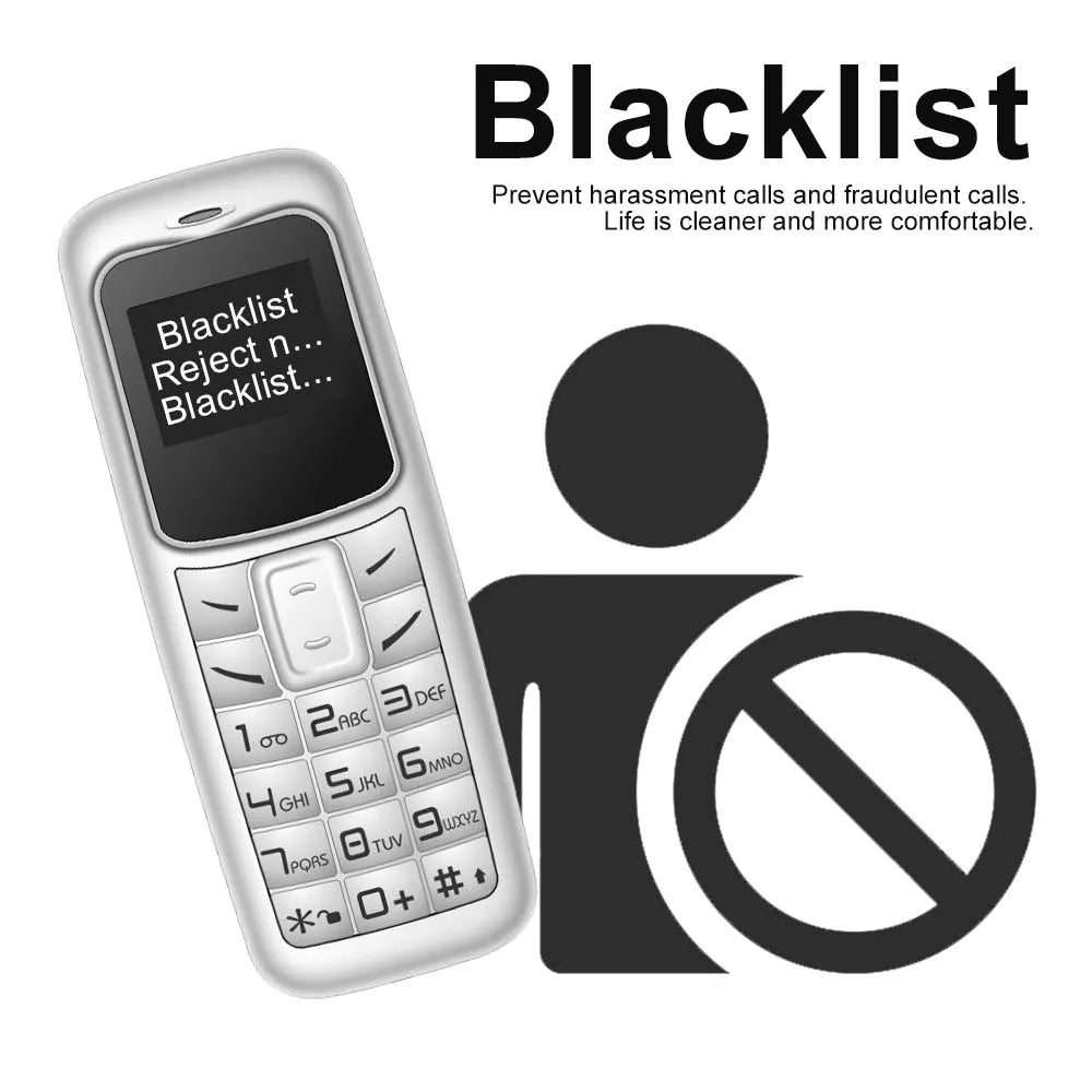 SERVO 2G Small Mobile Phone Bluetooth Dialer Magic Voice Blacklist Low Radiation Bluetooth Headset Mini Cellphone Multilingual