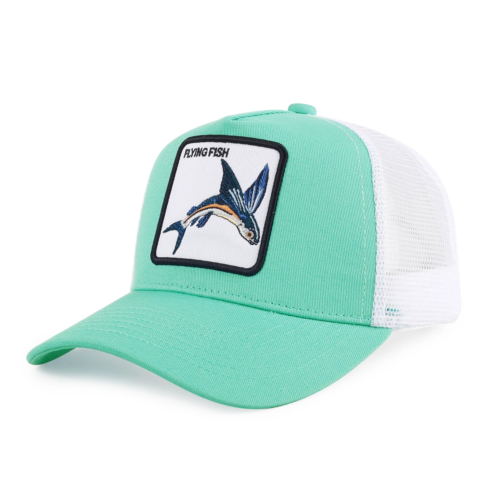 Fashion Animals Embroidery Baseball Caps Men Women Snapback Hip Hop Hat Summer Breathable Mesh Sun Gorras Unisex Streetwear Bone