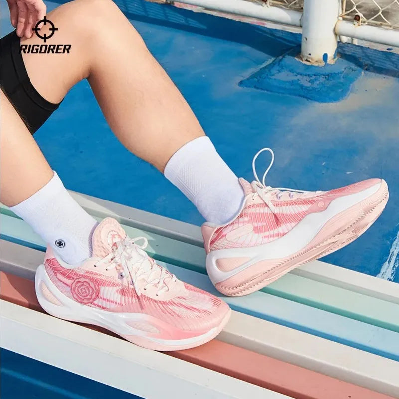RIGORER AR1 Austin Rivers Basketball Shoes Men Low top Wear-resistant Non-slip Professional Actual Combat Cushion Sport Sneakers
