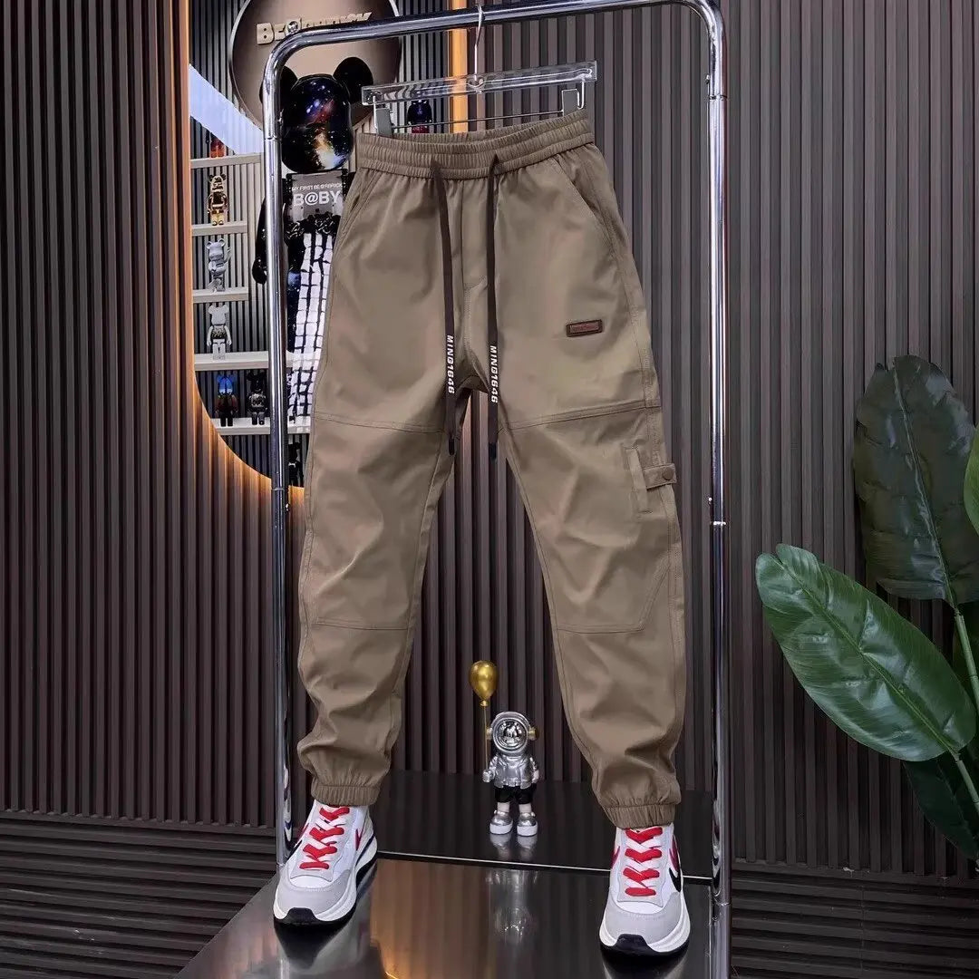 2023 Spring Autumn Men's Trousers Janpan Fashion Streetwear Joggers Pants Men Casual Men Clothing Elastic Waist Sweatpants Men