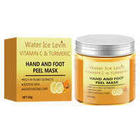 50g Turmeric Vitamin C Hand and Foot Mask, Plant Care, Moisturizing and Moisturizing, Instant Wash, Smooth Repair, Light Skin Nutrition, One Step Fresh Skin