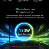 2025 MSI Crosshair A16 HX Gaming Laptop 16 Inch QHD 2.5K 240Hz IPS Screen Netbook AMD Ryzen R9-7945HX 32GB 2TB RTX5060 Notebook