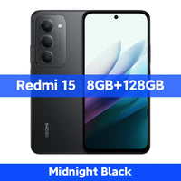 Xiaomi Redmi 15 Smartphone Global Version Snapdragon 685 128GB / 256GB ROM 6.9" FHD+ DotDisplay 50MP Camera 7000mAh IP64