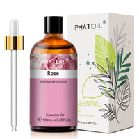 PHATOIL 100ml Natural Essential Oil For Skin Aromatherapy Lemongrass Eucalyptus Lavender  Peppermint Fragrance Essential Oils