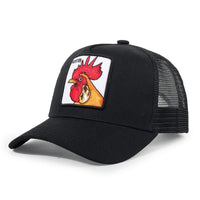 2025 New Design Animal Baseball Cap Good Quality Embroidery Fish Bird Turtle Visor Hats Sun Protection Mesh Hats