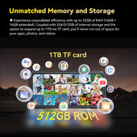 CUBOT KINGKONG X, Rugged Smartphone 5G, 32GB RAM(16GB+16GB), 256/512GB ROM, 10200mAh, 6.583-Inch 120Hz Screen, NFC,WiFi 6, 100MP