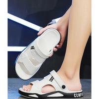 Summer Eva Sandals for Men Fashion Slippers Indoor Lightweight Soft Anti-slip Flats Men's Sandals Outdoor Beach Open-toe Sandals