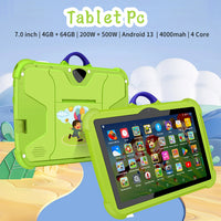 New Google Kids Tablets 7 Inch 5G WiFi Tablet Pc Quad Core 4GB RAM 64GB ROM Cheap for Children Gift Educational Learning 4000mAh