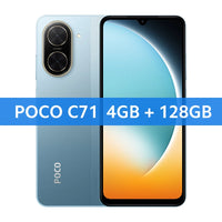 POCO C71 Global Version UNISOC T7250 processor 32MP AI dual camera Immersive 6.88” display 15W fast charging AI face unlock