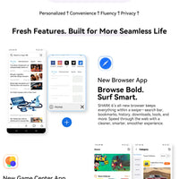 Blackview SHARK 6 AI Smartphone Android 15 Unisoc T8100 5G Mobile Phone 6.88'' Display 120Hz,  8+16GB RAM,128GB+2TB ROM, 5000mAh