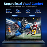 ACEKAMAS 15.6" Portable Laptop Computer Intel Core i7 6500U i3 6100U Windows 11 Pro 16GB DDR4 1TB SSD Notebook PC Gaming Laptops