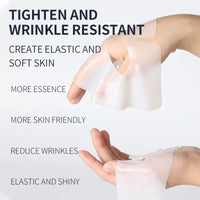 5pcs Collagen Sleeping Mask Set Hydrating Moisturizing Whitening Translucent Thin Smooth Tender Skin Nighttime Facial Care