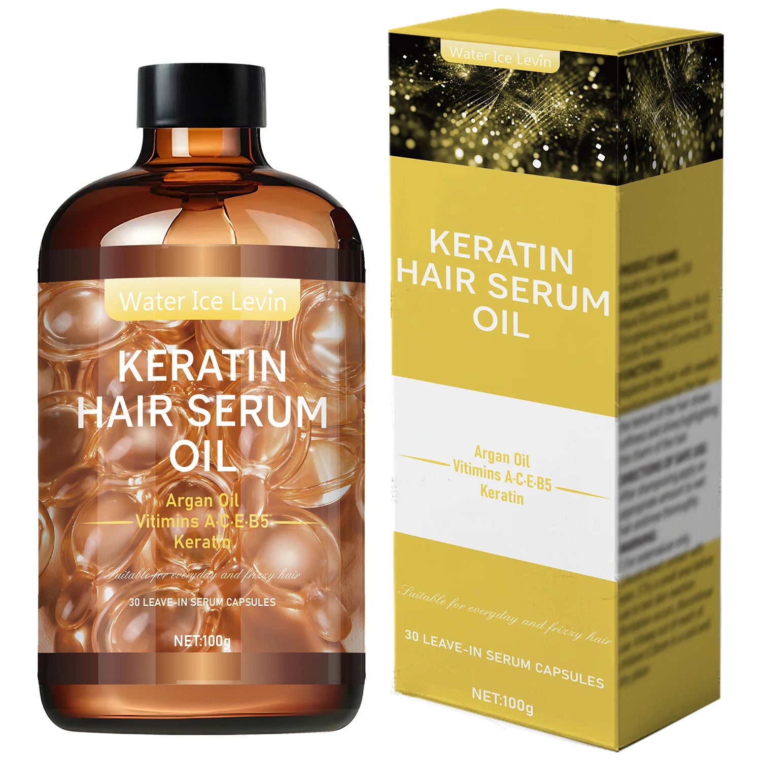 Hair Care Essential Oil, Repairs Hair Roots and Fills Cuticles and Pores, Deeply Nourishes and Locks in Moisture, Moisturizes Dry Hair