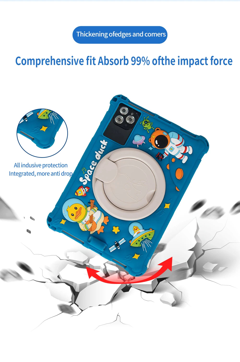 10 inch Children's Tablet Computer Octa Core Dual Cameras Dual SIM 4G Phone Call Tablets Bluetooth Wifi 8GB+ 64GB ROM