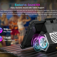 5G Rugged Tablet Ulefone Armor Pad 4 Ultra IP68/IP69K LED Light 11800mAh Battery,fast charging 16GB+256GB 50MP