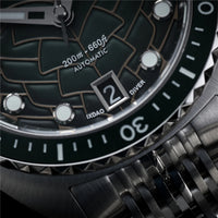2025 New IXDAO IPOSE Automatic Mechanical Men Watch JD-X07S Dragon Scale Pattern Watch Stainless Steel BWG-9 Diving reloj hombre