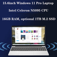 2023 Cheapest 15.6 inch Windows 11 Notebook Laptop 16GB RAM 1TB/512GB/256GB SSD Fingerprint Unlock Gaming Computer