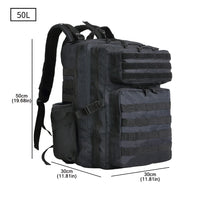30L/35L/50L Tactical Backpack Outdoor Bags Trekking Sports Bag Camping Rucksack Fishing Hiking Backpack with Bottle Holder