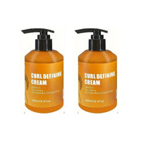 2 Pack GZE CURL DEFINING CREAM for Long Lasting Frizz Free Curls – Sulfate & Paraben Free Coconut Curling Cream