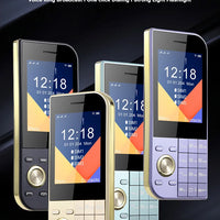 2025 New Push Button Mobile Phone 2.8' Three SIM 3SIM Bluetooth Flashlight MP3 Wireless FM Camera Vibration BigHorn CellPhone