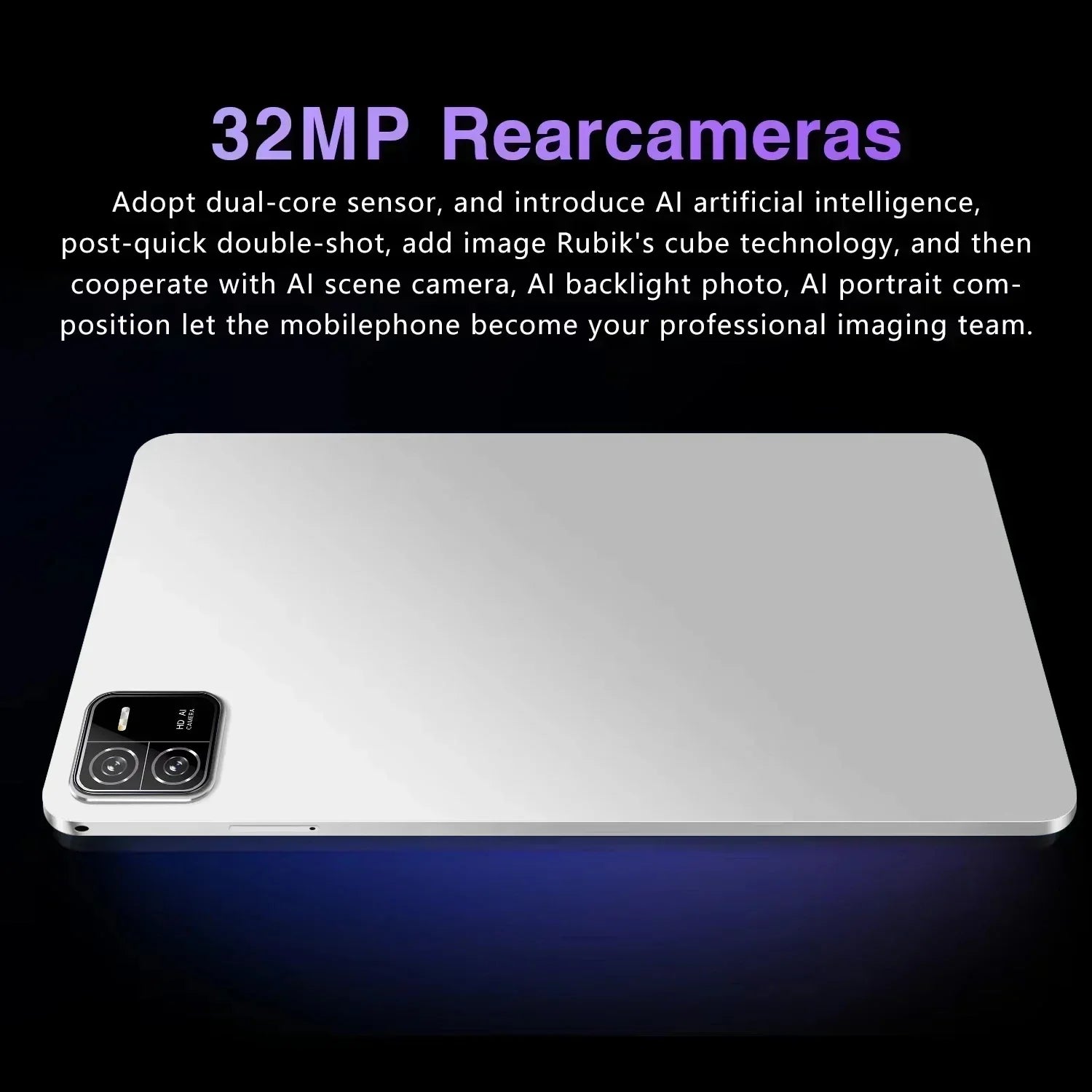 2024 Original HD4K Tablet PC Pad 6 Pro Android 13 12GB+512GB 10000mAh Snapdragon 888 Bluetooth WiFi Tab tablets 10 inch android