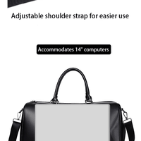 Retro New Short Trip Bag Large Capacity Sports Motorcycle Training Pu Waterproof Leisure Fitness Bag