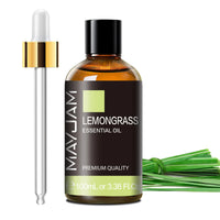 MAYJAM 100ml Pure Essential Oil with Glass Dropper, Aromatherapy Essential Oils Lavender Eucalyptus Rosemary Vanilla Aroma Oil
