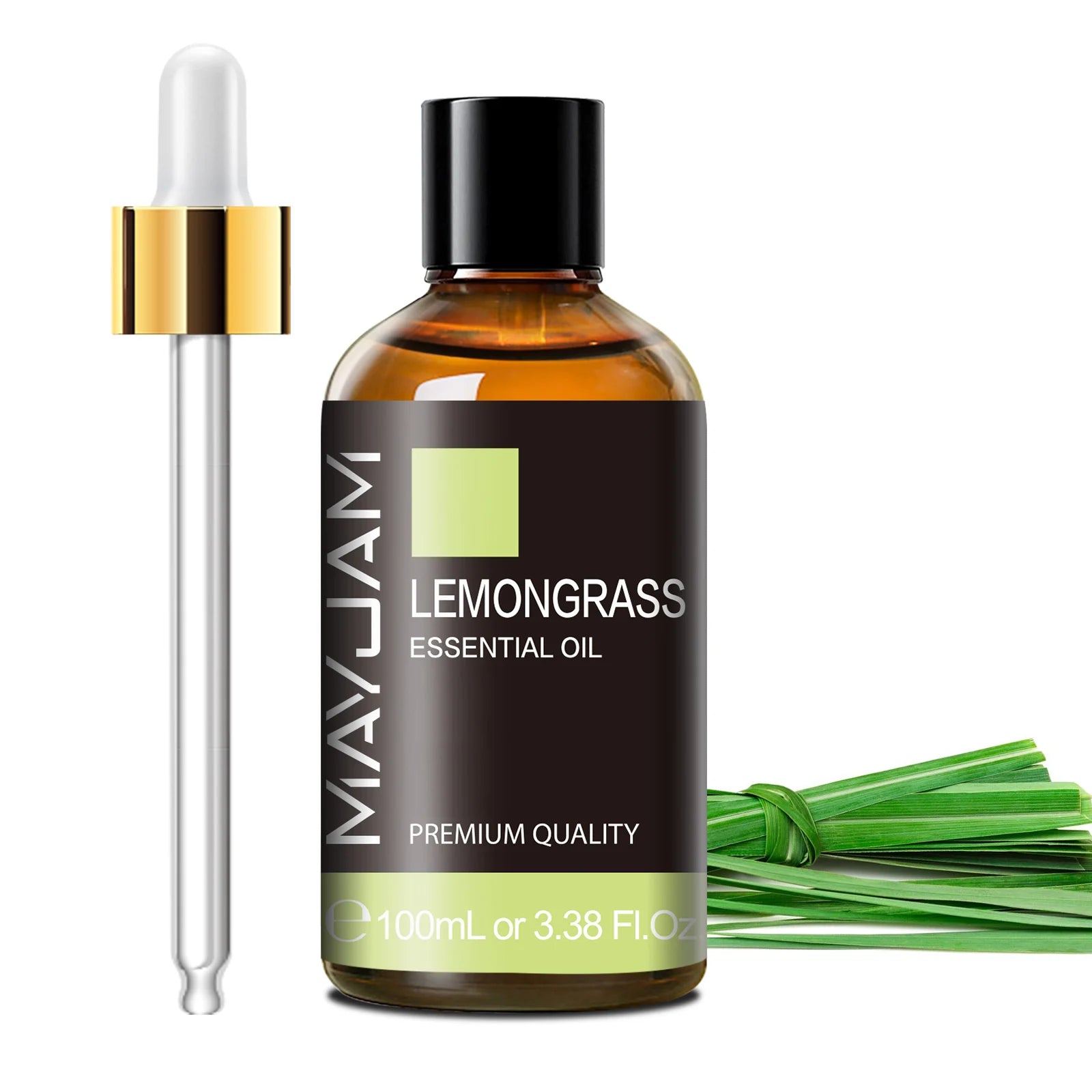 MAYJAM 100ml Pure Essential Oil with Glass Dropper, Aromatherapy Essential Oils Lavender Eucalyptus Rosemary Vanilla Aroma Oil