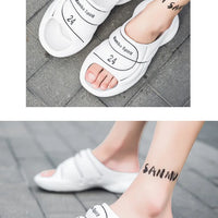 Slippers for men in summer  trendy for outdoor sports  dual purpose anti slip and odor resistant sandals basketball Slippers